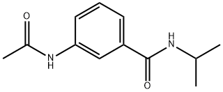 3-(acetylamino)-N-isopropylbenzamide 结构式