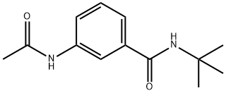3-(acetylamino)-N-(tert-butyl)benzamide Structure