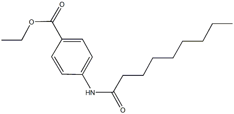 ethyl 4-(nonanoylamino)benzoate Struktur