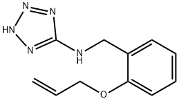N-[2-(allyloxy)benzyl]-N-(2H-tetraazol-5-yl)amine 结构式
