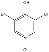 3,5-dibromo-4-hydroxypyridine-N-oxide Structure