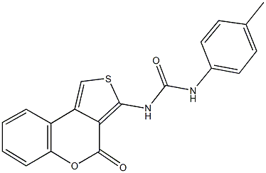 874879-93-3 N-(4-methylphenyl)-N'-(4-oxo-4H-thieno[3,4-c]chromen-3-yl)urea