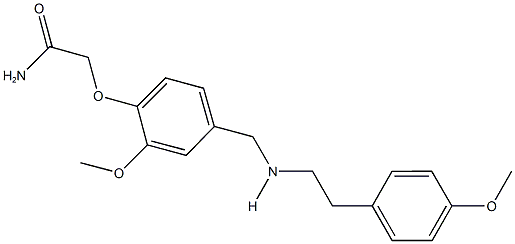 2-[2-methoxy-4-({[2-(4-methoxyphenyl)ethyl]amino}methyl)phenoxy]acetamide,875005-92-8,结构式