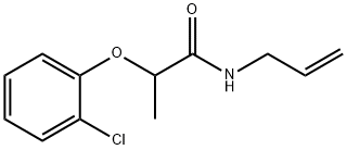 N-allyl-2-(2-chlorophenoxy)propanamide Struktur