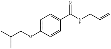 N-allyl-4-isobutoxybenzamide Struktur