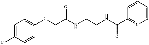 876883-42-0 N-(2-{[2-(4-chlorophenoxy)acetyl]amino}ethyl)-2-pyridinecarboxamide