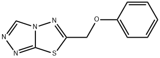 phenyl [1,2,4]triazolo[3,4-b][1,3,4]thiadiazol-6-ylmethyl ether Struktur