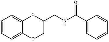N-(2,3-dihydro-1,4-benzodioxin-2-ylmethyl)benzamide Structure