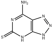 7-amino-1H-[1,2,3]triazolo[4,5-d]pyrimidine-5-thiol Structure