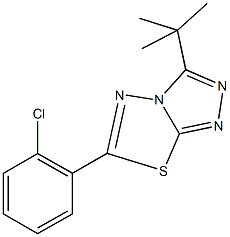 878701-20-3 3-tert-butyl-6-(2-chlorophenyl)[1,2,4]triazolo[3,4-b][1,3,4]thiadiazole