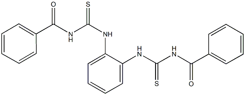 87874-16-6 N-benzoyl-N'-(2-{[(benzoylamino)carbothioyl]amino}phenyl)thiourea