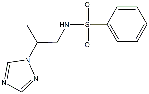 879055-67-1 N-[2-(1H-1,2,4-triazol-1-yl)propyl]benzenesulfonamide
