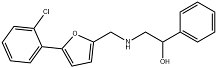 2-({[5-(2-chlorophenyl)-2-furyl]methyl}amino)-1-phenylethanol,879069-97-3,结构式