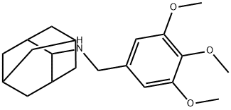 N-(2-adamantyl)-N-(3,4,5-trimethoxybenzyl)amine 结构式