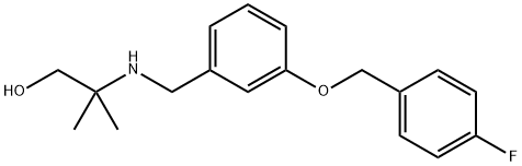 2-({3-[(4-fluorobenzyl)oxy]benzyl}amino)-2-methyl-1-propanol Structure
