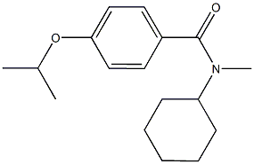 N-cyclohexyl-4-isopropoxy-N-methylbenzamide Structure