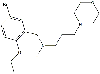880804-08-0 N-(5-bromo-2-ethoxybenzyl)-N-[3-(4-morpholinyl)propyl]amine