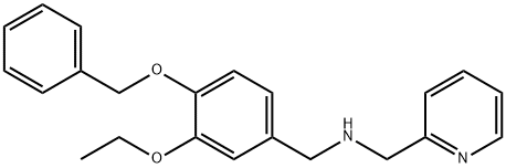 880811-67-6 N-[4-(benzyloxy)-3-ethoxybenzyl]-N-(2-pyridinylmethyl)amine