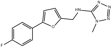 N-{[5-(4-fluorophenyl)-2-furyl]methyl}-N-(1-methyl-1H-tetraazol-5-yl)amine,880866-34-2,结构式