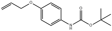 tert-butyl 4-(allyloxy)phenylcarbamate Structure
