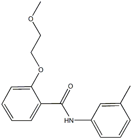 2-(2-methoxyethoxy)-N-(3-methylphenyl)benzamide Structure