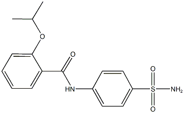884438-34-0 N-[4-(aminosulfonyl)phenyl]-2-isopropoxybenzamide