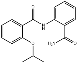 N-[2-(aminocarbonyl)phenyl]-2-isopropoxybenzamide Struktur