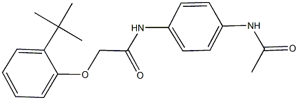 N-[4-(acetylamino)phenyl]-2-(2-tert-butylphenoxy)acetamide|