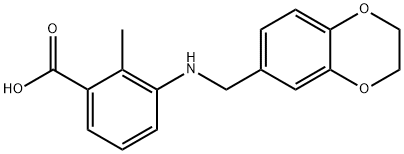 885004-74-0 3-[(2,3-dihydro-1,4-benzodioxin-6-ylmethyl)amino]-2-methylbenzoic acid
