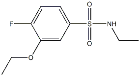 886123-11-1 3-ethoxy-N-ethyl-4-fluorobenzenesulfonamide