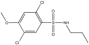 886123-86-0 2,5-dichloro-4-methoxy-N-propylbenzenesulfonamide