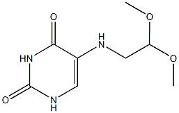 5-[(2,2-dimethoxyethyl)amino]pyrimidine-2,4(1H,3H)-dione,887570-68-5,结构式