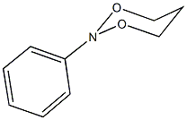 2-phenyl-1,3,2-dioxazinane Struktur