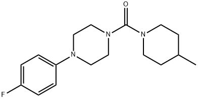 890605-02-4 1-(4-fluorophenyl)-4-[(4-methyl-1-piperidinyl)carbonyl]piperazine