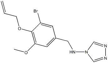 892604-36-3 N-[4-(allyloxy)-3-bromo-5-methoxybenzyl]-N-(4H-1,2,4-triazol-4-yl)amine