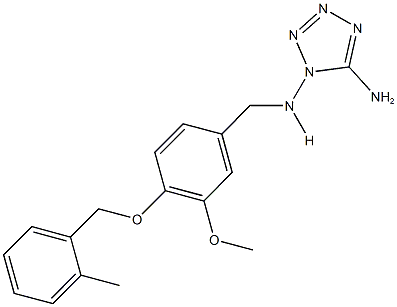 N-(5-amino-1H-tetraazol-1-yl)-N-{3-methoxy-4-[(2-methylbenzyl)oxy]benzyl}amine|
