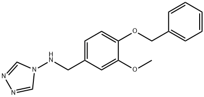 894756-18-4 N-[4-(benzyloxy)-3-methoxybenzyl]-N-(4H-1,2,4-triazol-4-yl)amine