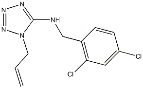N-(1-allyl-1H-tetraazol-5-yl)-N-(2,4-dichlorobenzyl)amine Structure