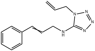 N-(1-allyl-1H-tetraazol-5-yl)-N-cinnamylamine Structure