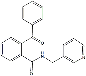 2-benzoyl-N-(3-pyridinylmethyl)benzamide Structure