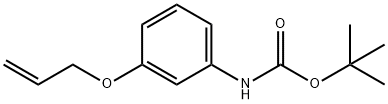 tert-butyl 3-(allyloxy)phenylcarbamate Structure