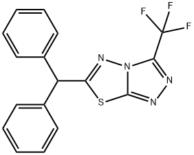 6-benzhydryl-3-(trifluoromethyl)[1,2,4]triazolo[3,4-b][1,3,4]thiadiazole|