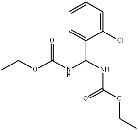 ethyl(2-chlorophenyl)[(ethoxycarbonyl)amino]methylcarbamate Structure