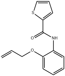 N-[2-(allyloxy)phenyl]-2-thiophenecarboxamide Structure