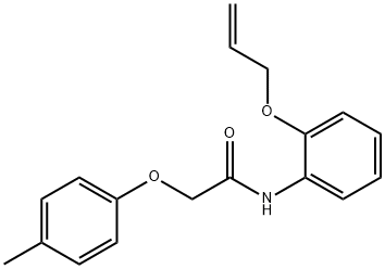 N-[2-(allyloxy)phenyl]-2-(4-methylphenoxy)acetamide Structure