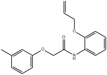 N-[2-(allyloxy)phenyl]-2-(3-methylphenoxy)acetamide|