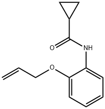 N-[2-(allyloxy)phenyl]cyclopropanecarboxamide Structure