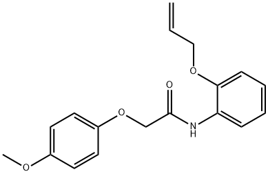 N-[2-(allyloxy)phenyl]-2-(4-methoxyphenoxy)acetamide Structure