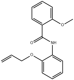N-[2-(allyloxy)phenyl]-2-methoxybenzamide Structure