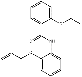 N-[2-(allyloxy)phenyl]-2-ethoxybenzamide Structure